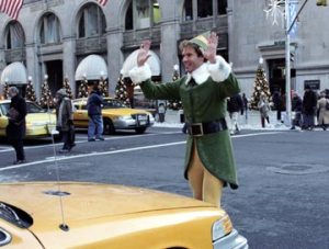 When I finally find a cab on a Saturday night