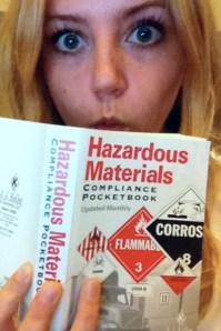 Lucy is my name, HazMat is my game.